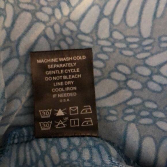 Antthony Originals 2pc Knit Top & Pants Woman Size Small Print Top Lace Inset - Picture 13 of 14